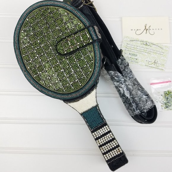 Mary Frances Tennis Racket '40 Love' Crossbody Bag - Picture 4 of 8